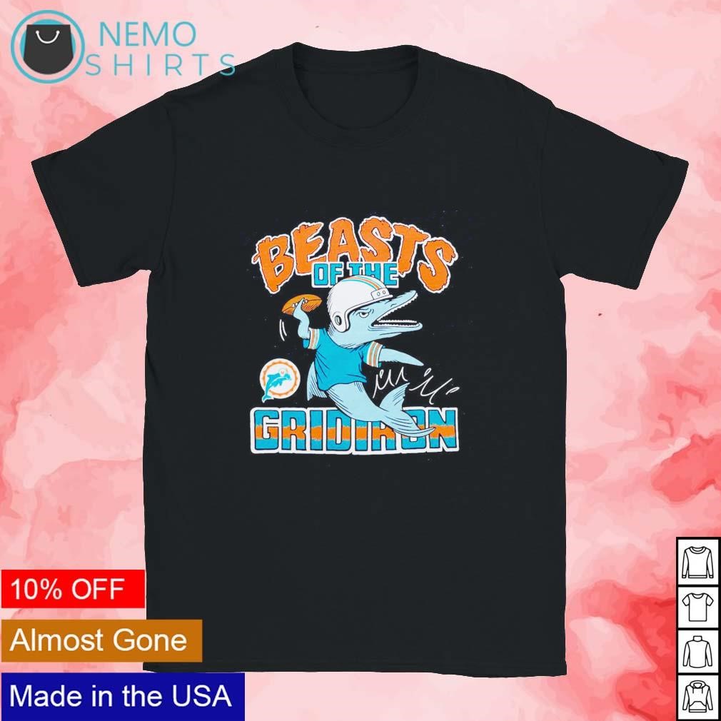 Official miami Dolphins Beasts Of The Gridiron T-Shirts, hoodie, tank top,  sweater and long sleeve t-shirt