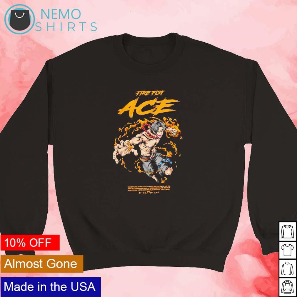 One Piece anime fire fist Ace shirt, hoodie, sweater and v-neck t