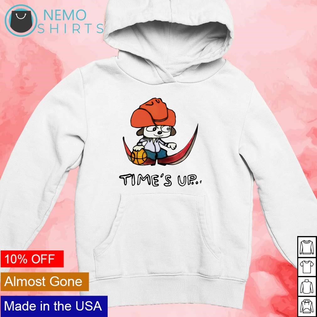 Parappa The Rapper time's up shirt, hoodie, sweater and v-neck t-shirt