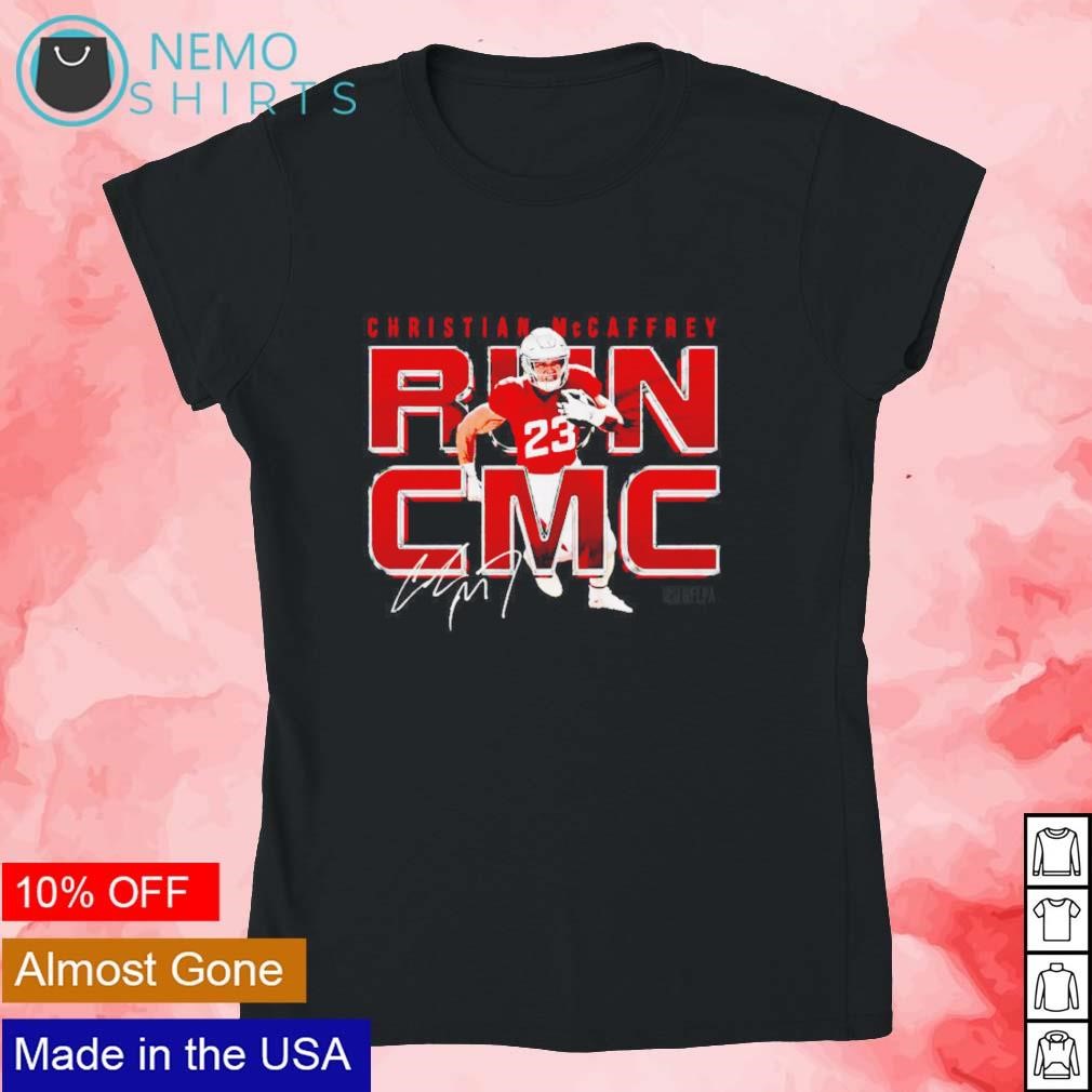 Run CMC Christian McCaffrey San Francisco 49ers signature shirt, hoodie,  sweater and v-neck t-shirt