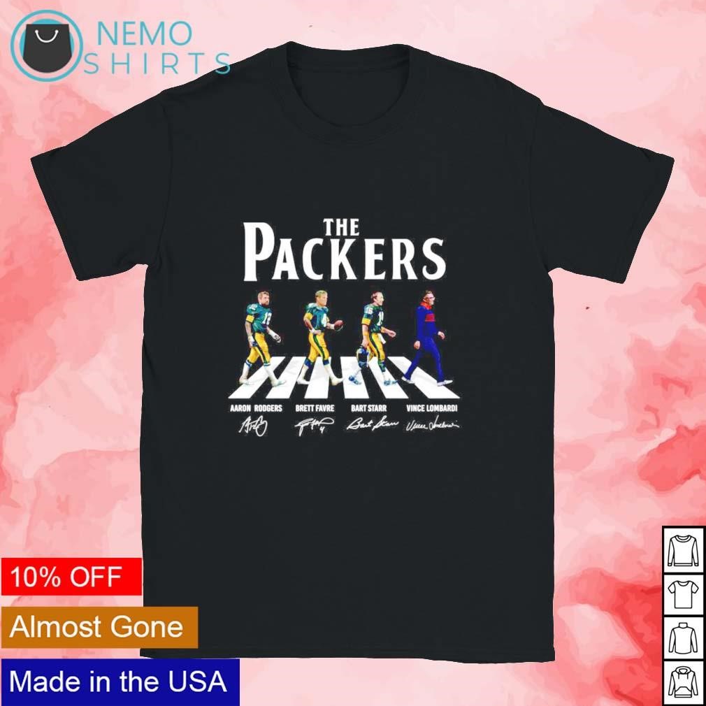 Green Bay Packers The Packers Abbey Road signatures t-shirt