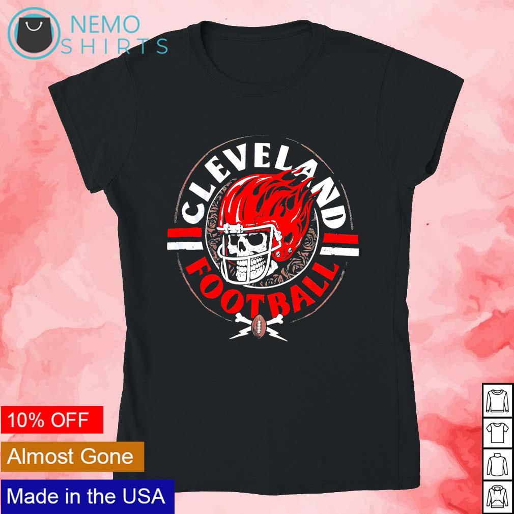 Official cleveland browns helmet T-shirts, hoodie, tank top, sweater and long  sleeve t-shirt