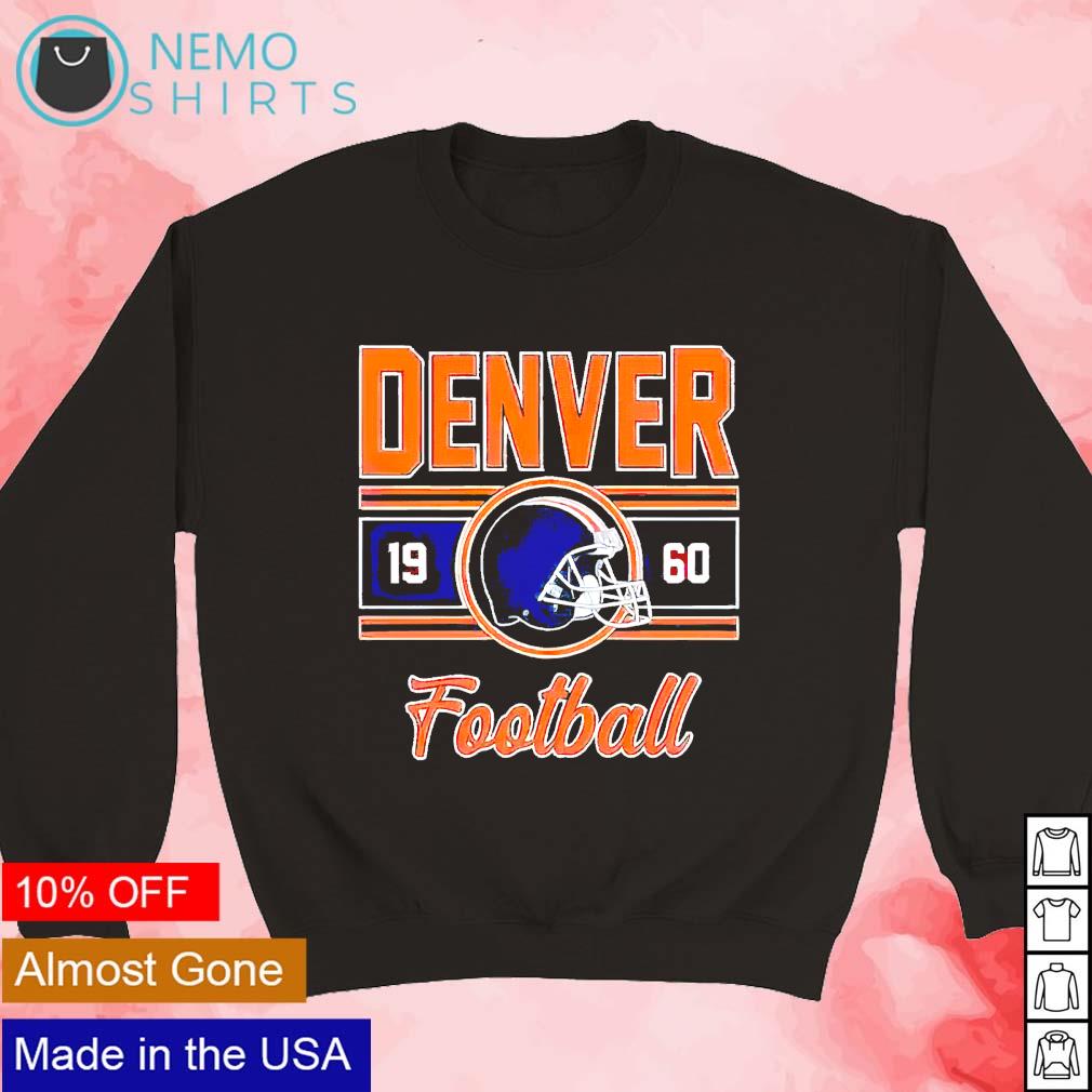 Official Denver broncos helmet retro t-shirt, hoodie, sweater