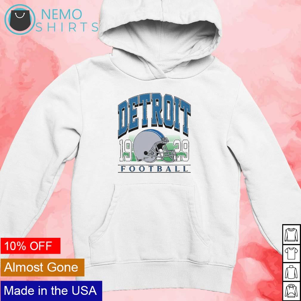 Vintage Detroit Football Sweatshirt Lions Football Crewneck 