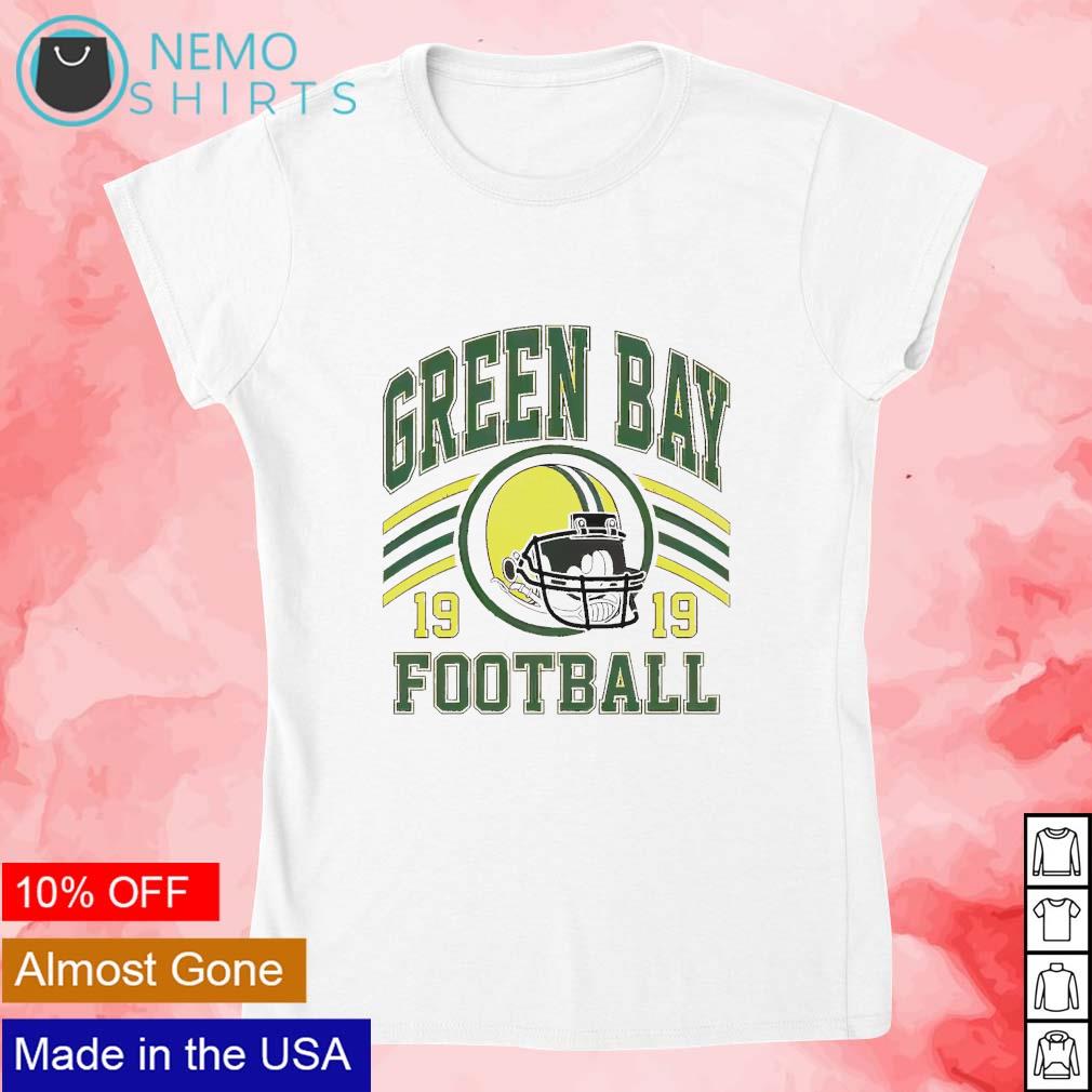 VINTAGE GREEN BAY PACKERS MOCK NECK T-SHIRT (M)