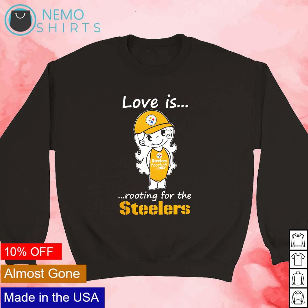 This girl loves her Pittsburgh Steelers shirt, hoodie, sweater, longsleeve  and V-neck T-shirt