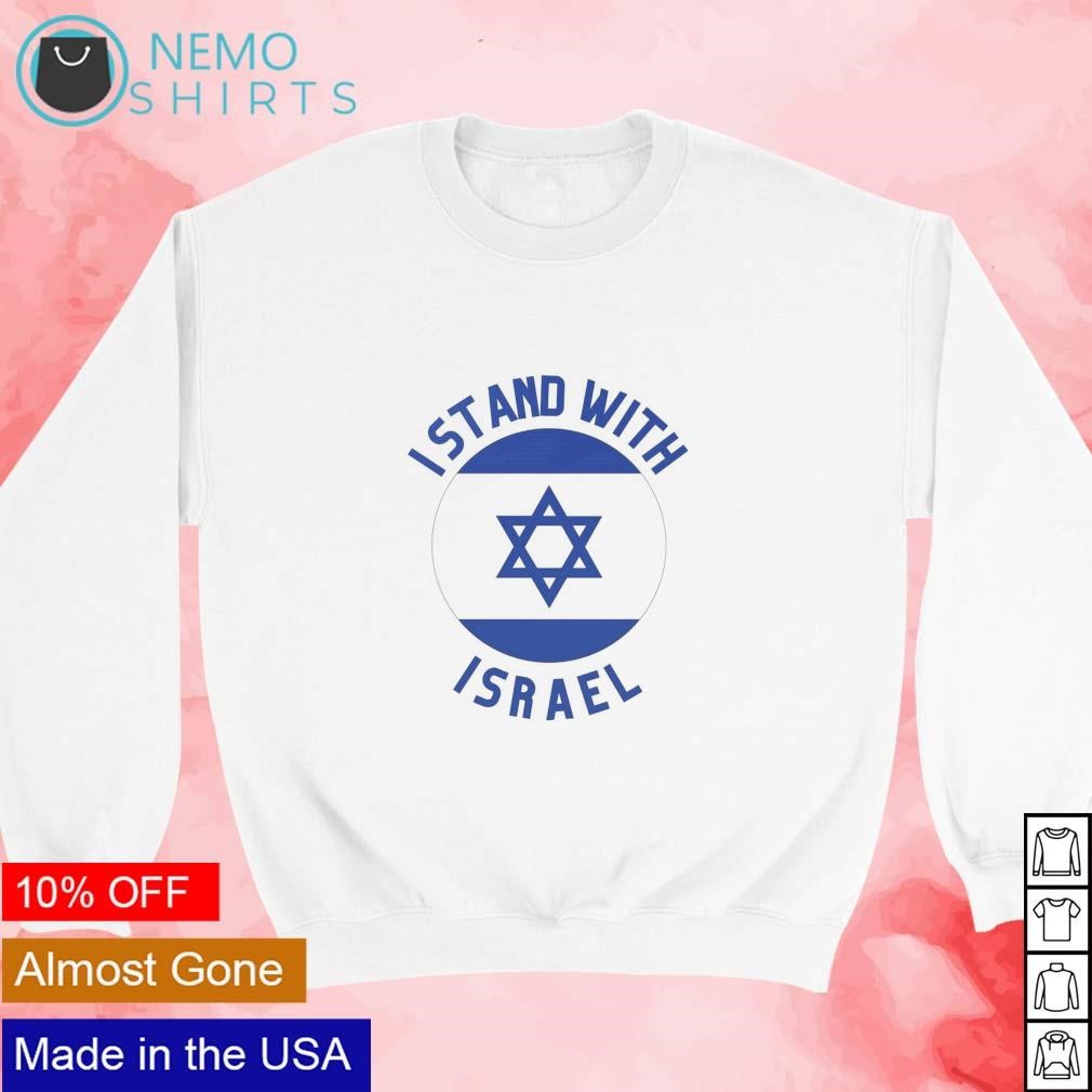 Israel Flag Shaped Unisex Sweatshirt Long Sleeve Hooded Pullover