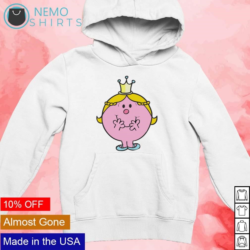 Little Miss Queen character shirt new mockup white hoodie