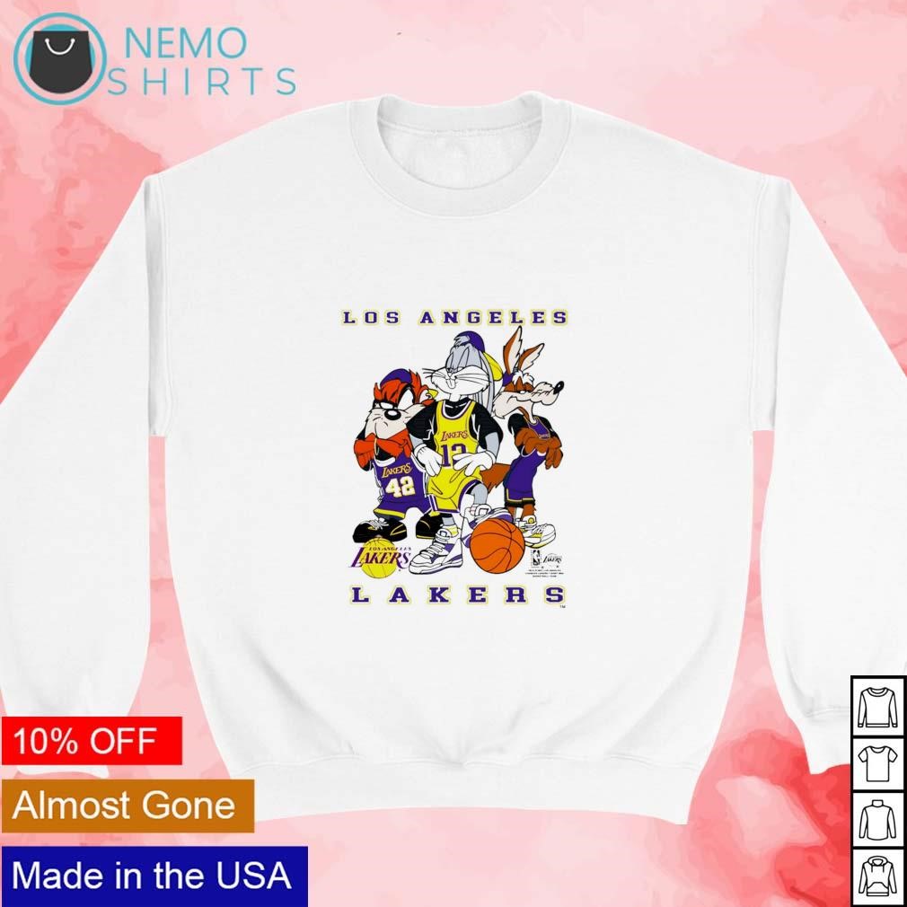 Lakers white outlet sweatshirt