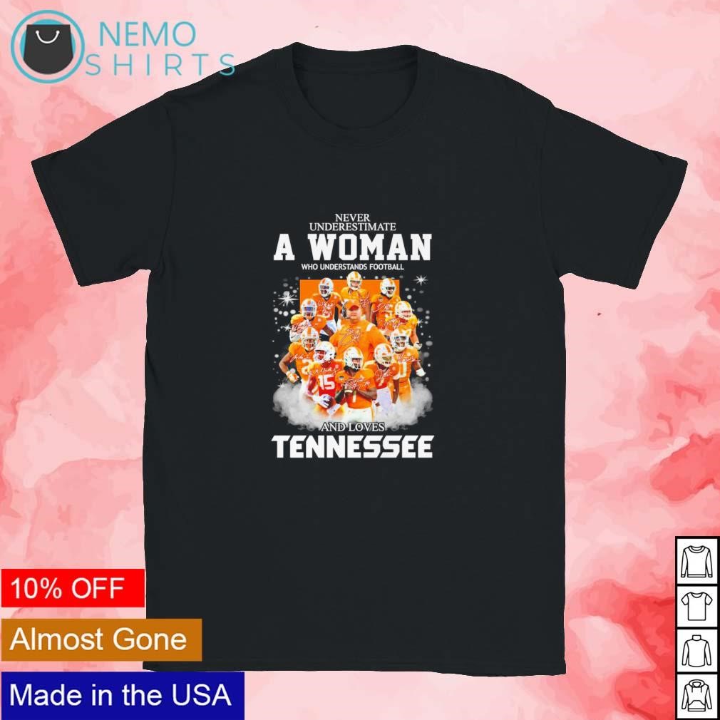 Never Underestimate A Woman Who Understands Baseball And Loves Tennessee T  Shirt - Growkoc