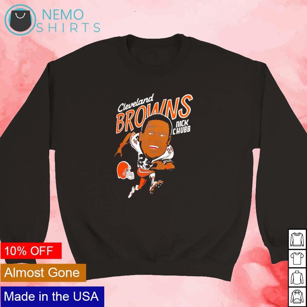 Cleveland Brown Nick Chubb Caricature Shirt, hoodie, sweater, long