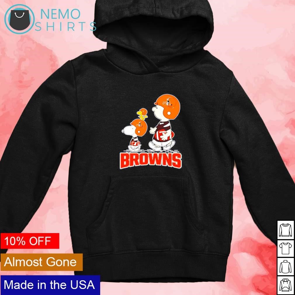 Toddler Brown Cleveland Browns Team Logo Pullover Hoodie Size:3T