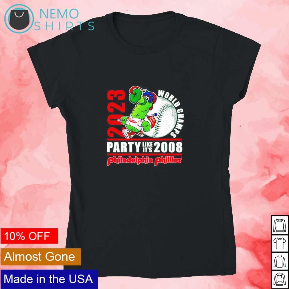 Official I wanna party like its 2008 philadelphia phillies shirt