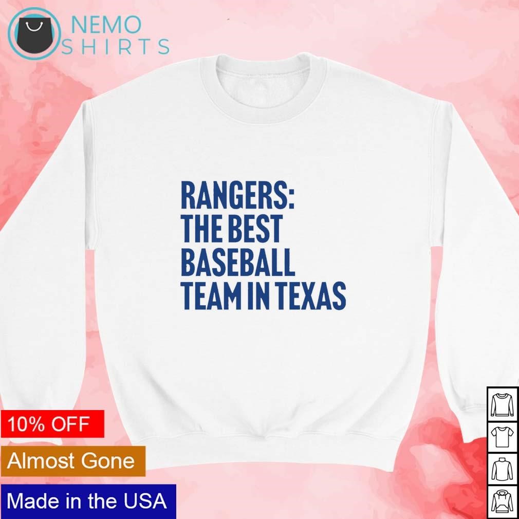 Texas Rangers Stitched Baseball Tee Shirt 18M / White