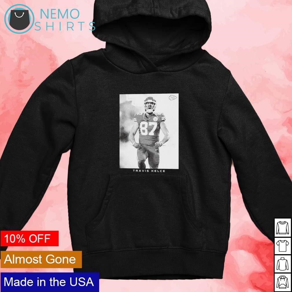 Travis Kelce KC Chiefs majestic threads player graphic shirt, hoodie,  sweater and v-neck t-shirt