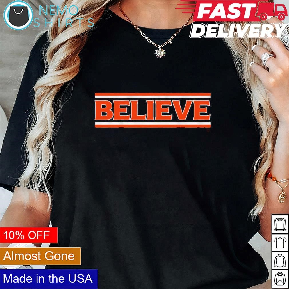 Believe in cleveland clearance shirt