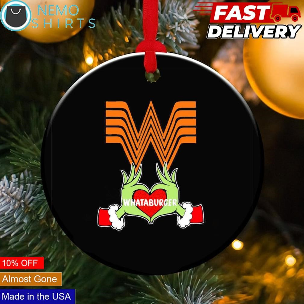 Whataburger shop christmas ornament