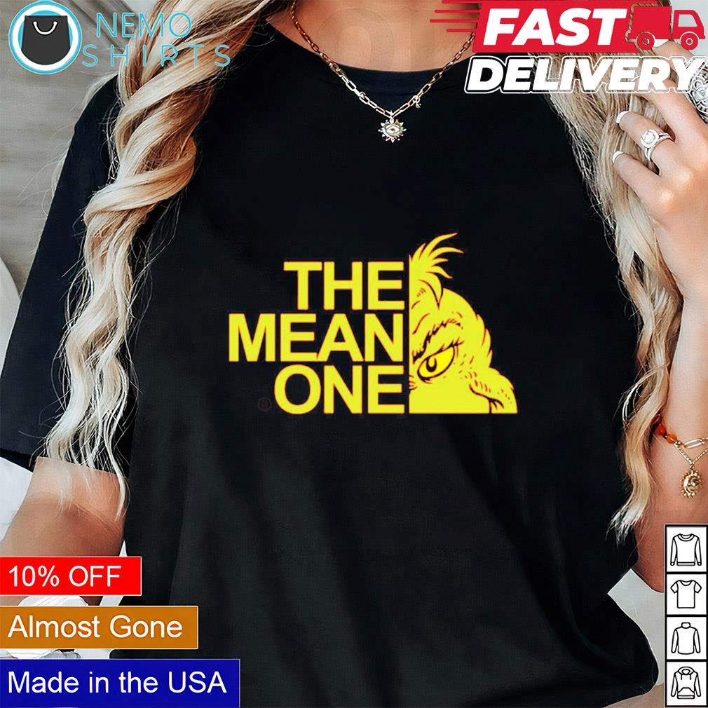 Grinch the mean one shirt Black Tee