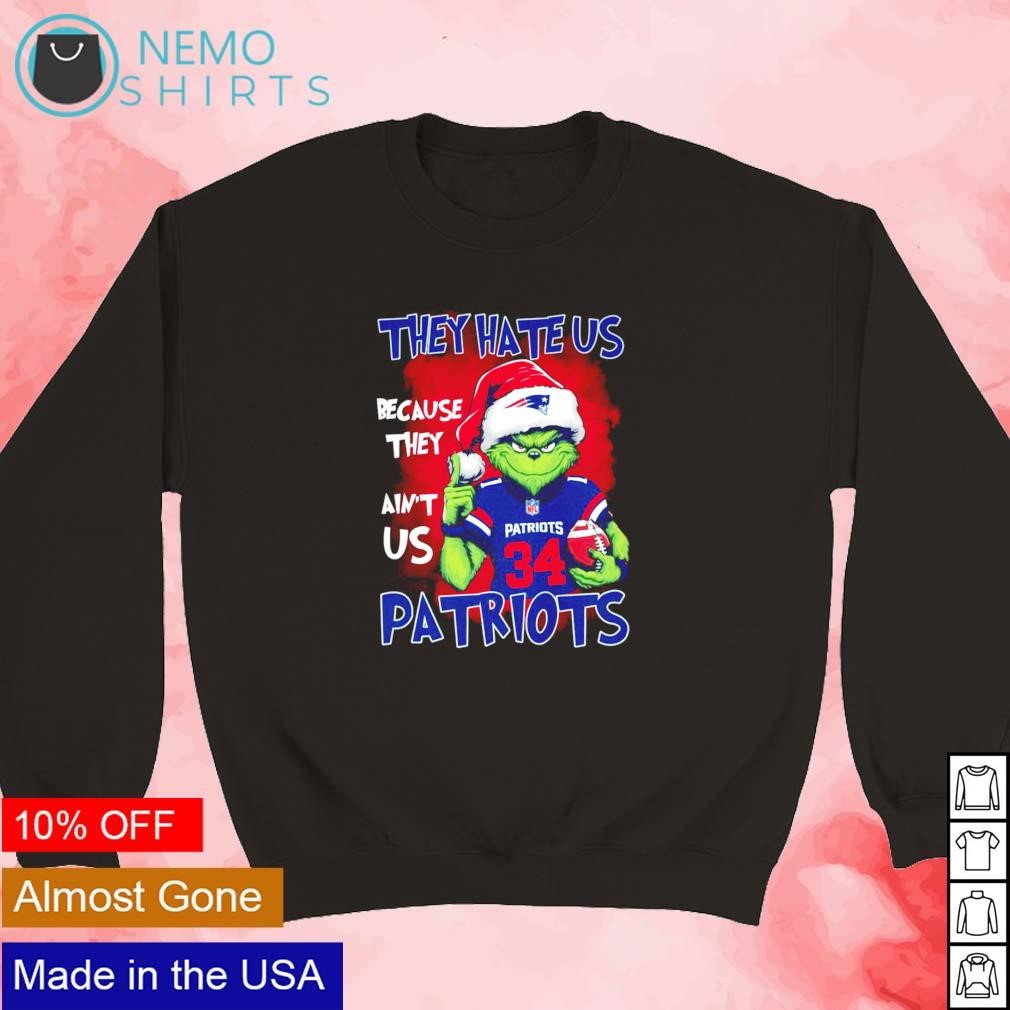 New England Patriots Santa Grinch they hate us because they ain't