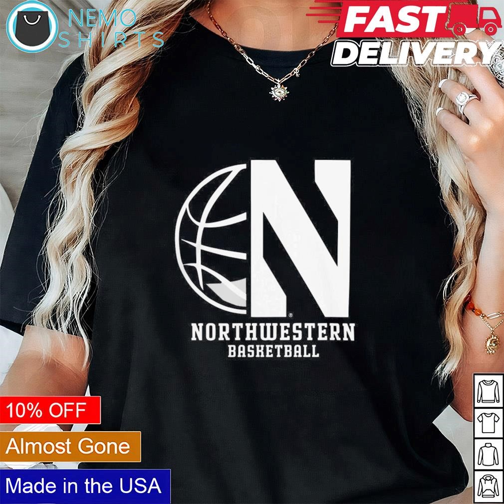 Northwestern Wildcats half basketball shirt
