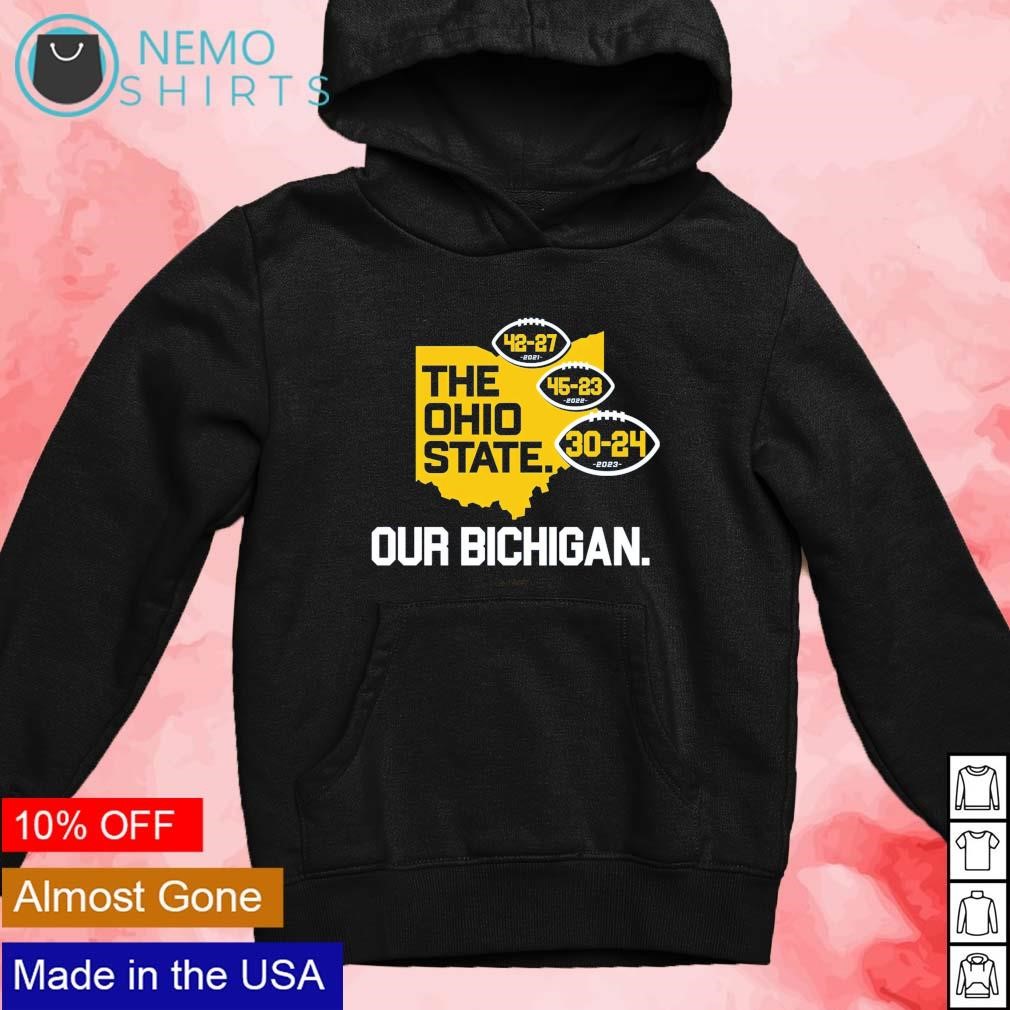 Smack Apparel The Ohio State Our Bichigan Score For Michigan College Fans T  Shirt