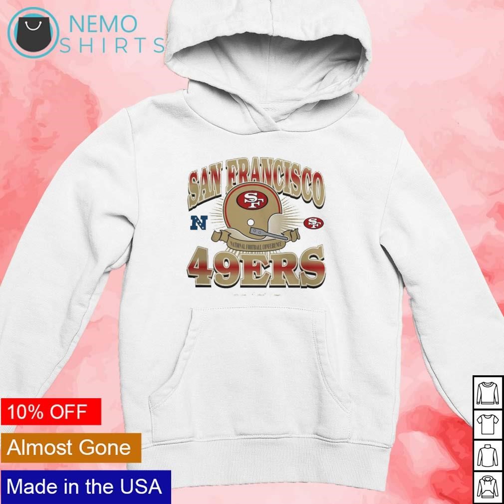 San Francisco 49ers new era historic helmet national football confernce  shirt, hoodie, sweater and v-neck t-shirt