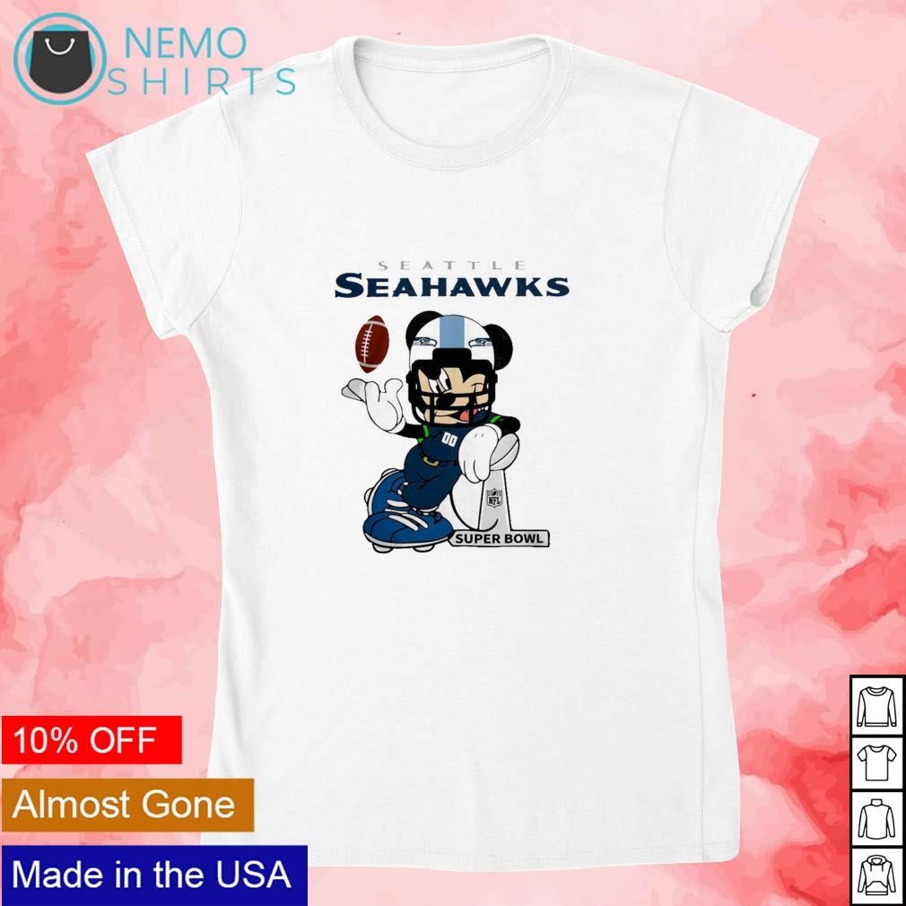 Seattle Seahawks Mickey Mouse Disney super bowl football shirt hoodie sweater and v neck t shirt