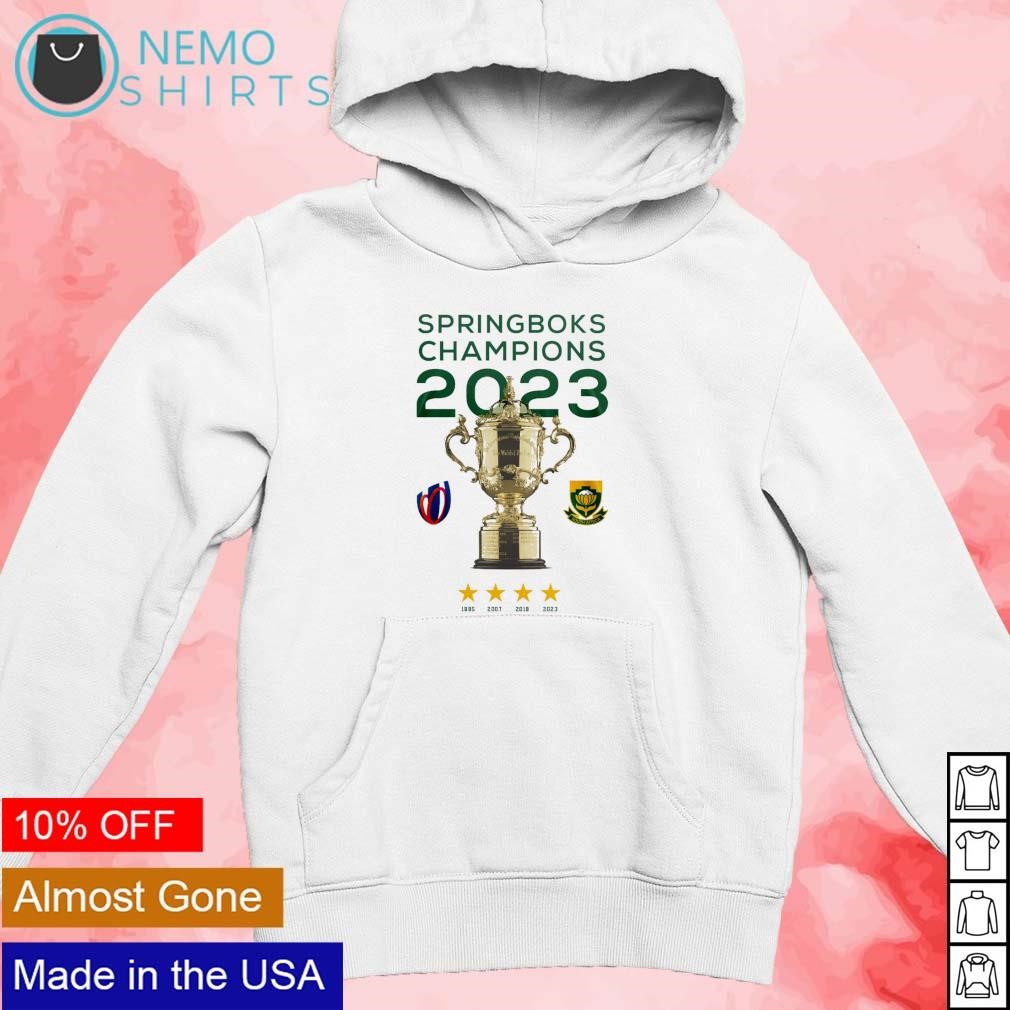 Springboks Rugby World Cup champions 2023 shirt hoodie sweater