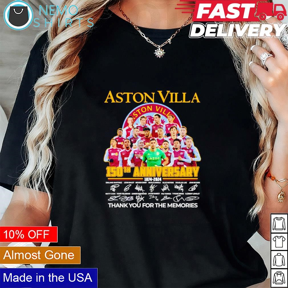 aston villa tee shirts