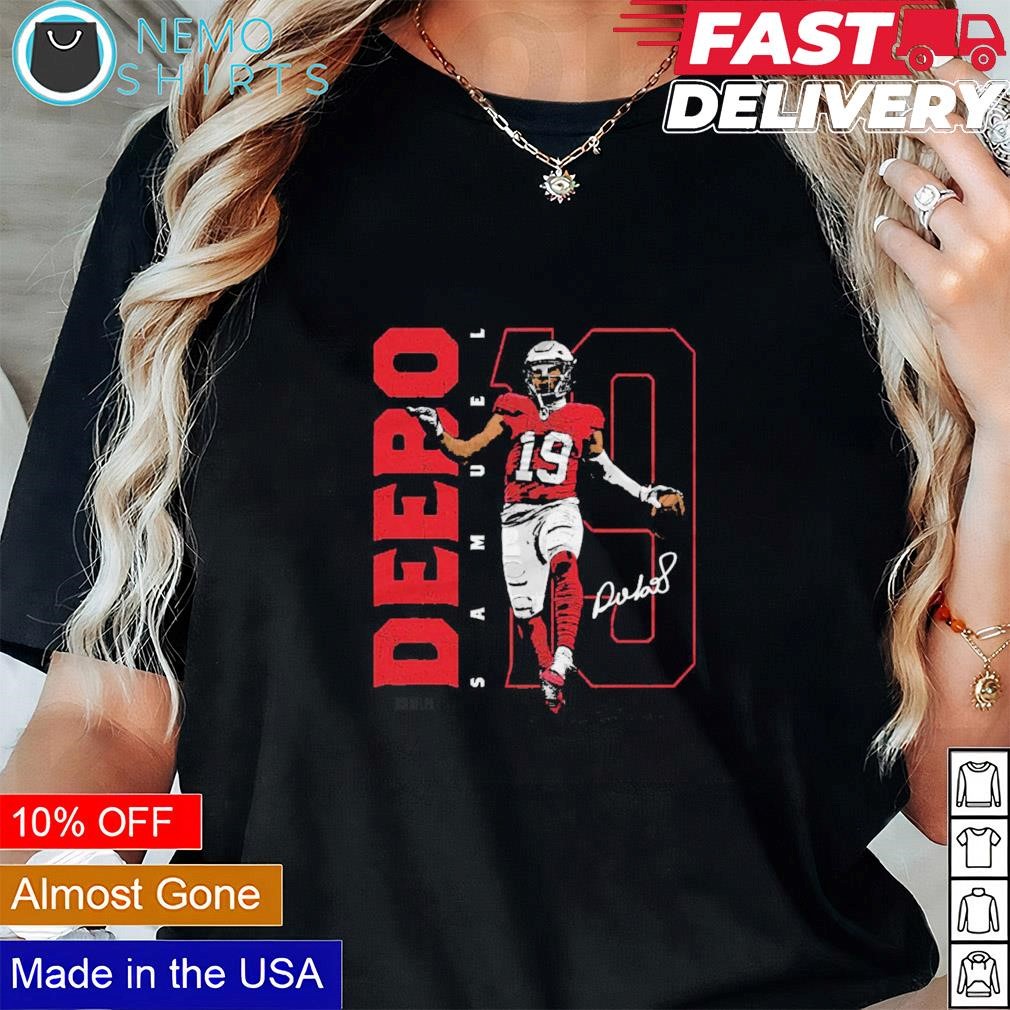 Deebo Samuel San Francisco 49ers TD celly signature shirt, hoodie, sweater  and v-neck t-shirt