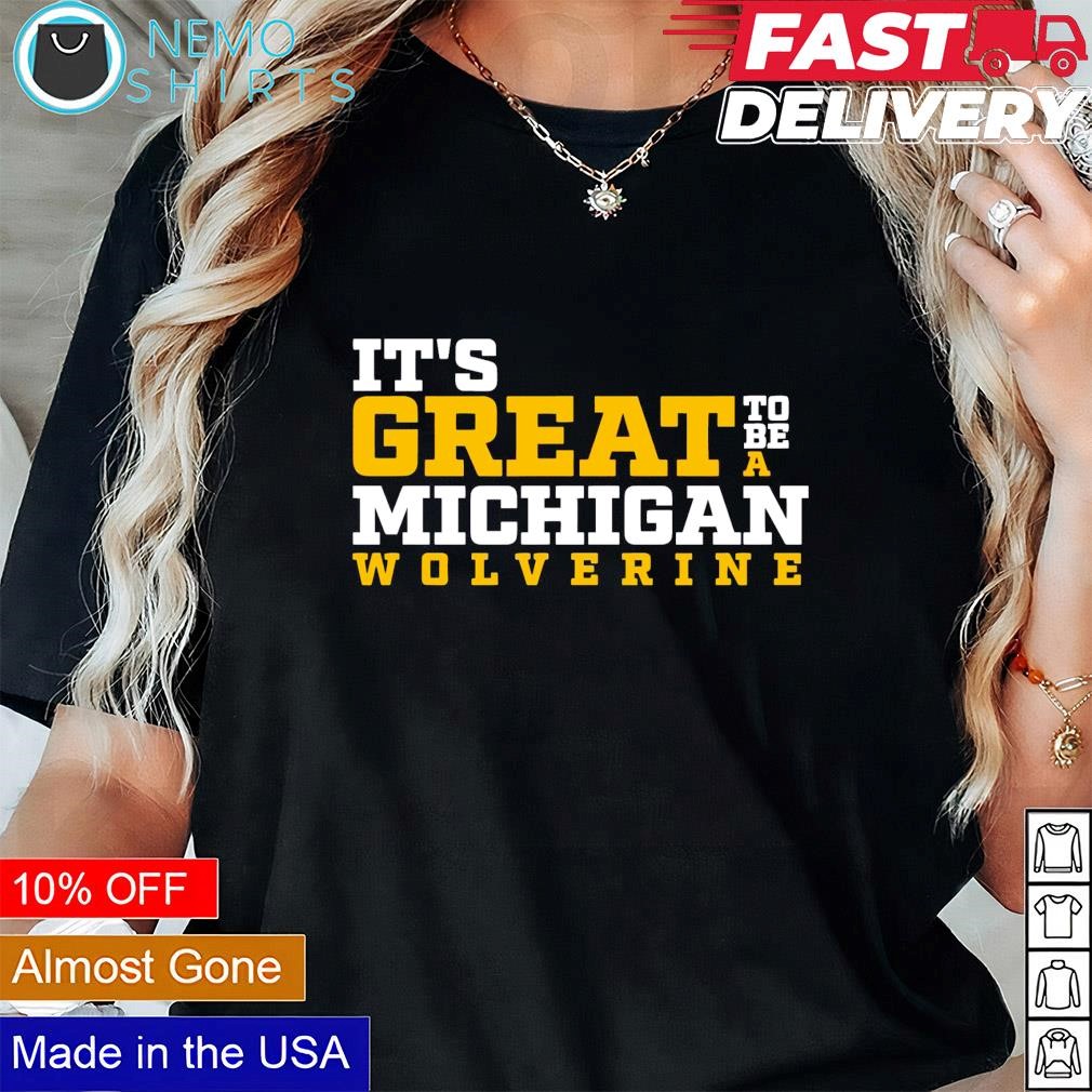 Michigan Wolverines fan jersey