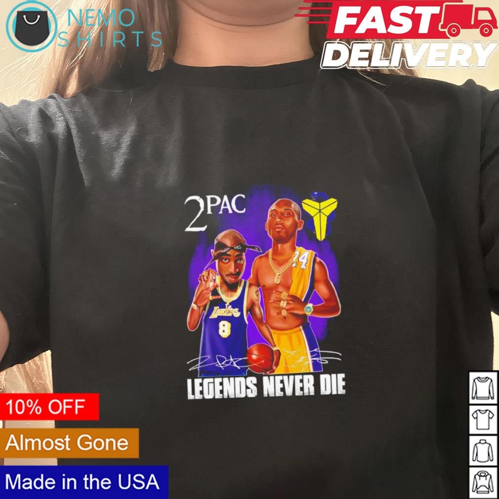 2pac best sale lakers shirt