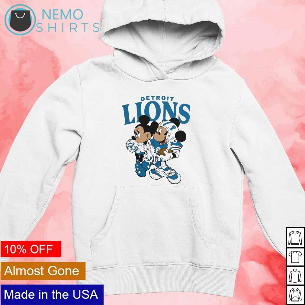 Mickey and Minnie mouse Detroit Lions shirt new mockup white hoodie.jpg