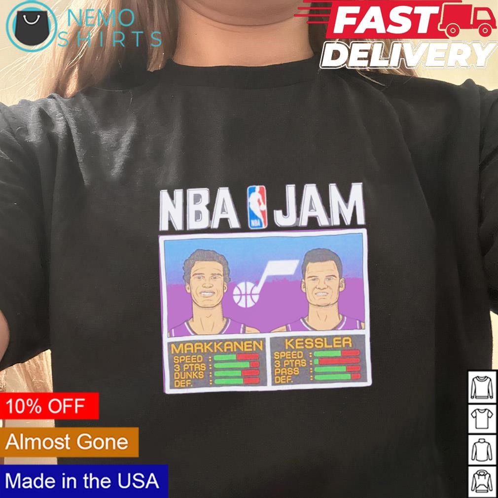 Utah jazz best sale nba jam shirt