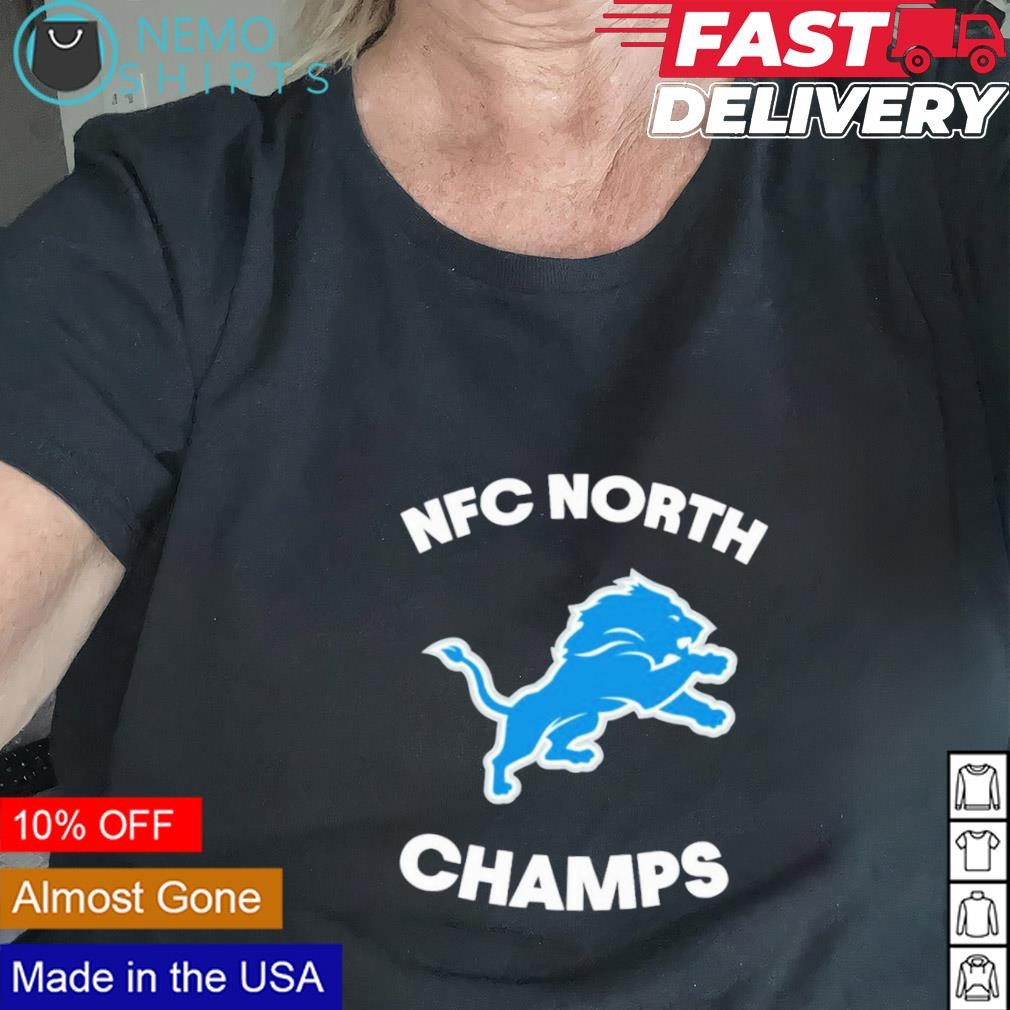 NFC North champs Detroit Lions logo shirt Black shirt.jpg