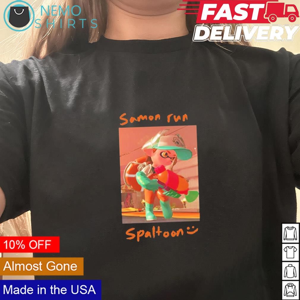 Official Salmon run splatoon shirt