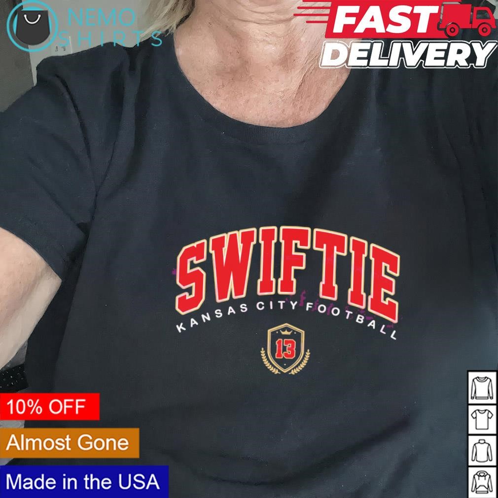 Swiftie Kansas City football shirt Black shirt.jpg