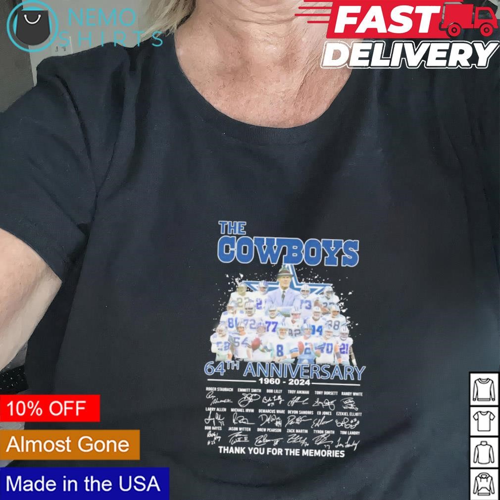 Cowboys 60th hot sale anniversary shirt