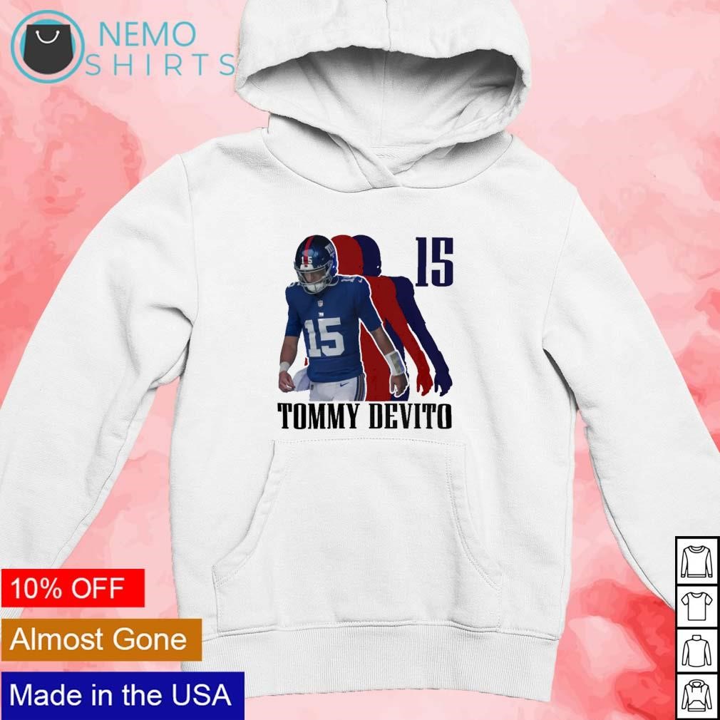 Tommy Devito 15 New York Giants silhouette shirt new mockup white hoodie.jpg