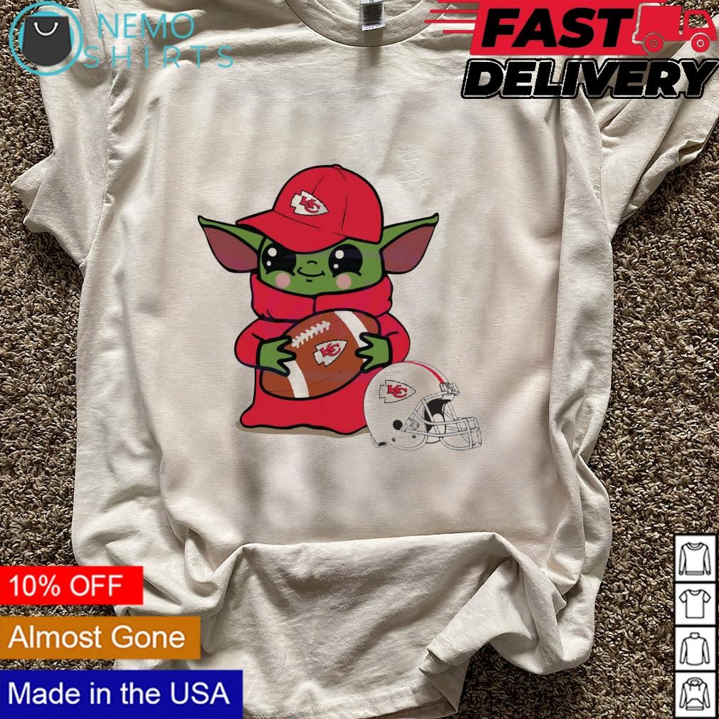 Baby Yoda Kansas City Chiefs football helmet shirt hoodie