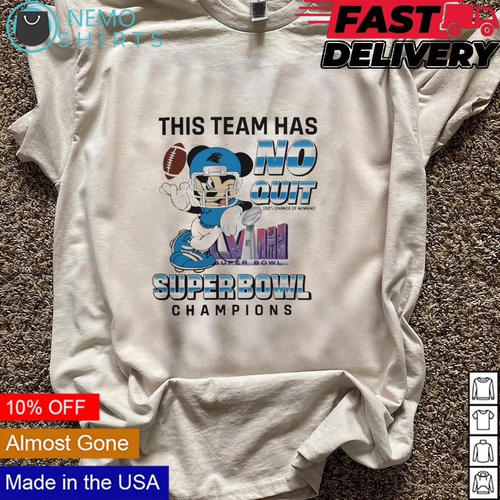 Carolina panthers super bowl champions t shirt best sale