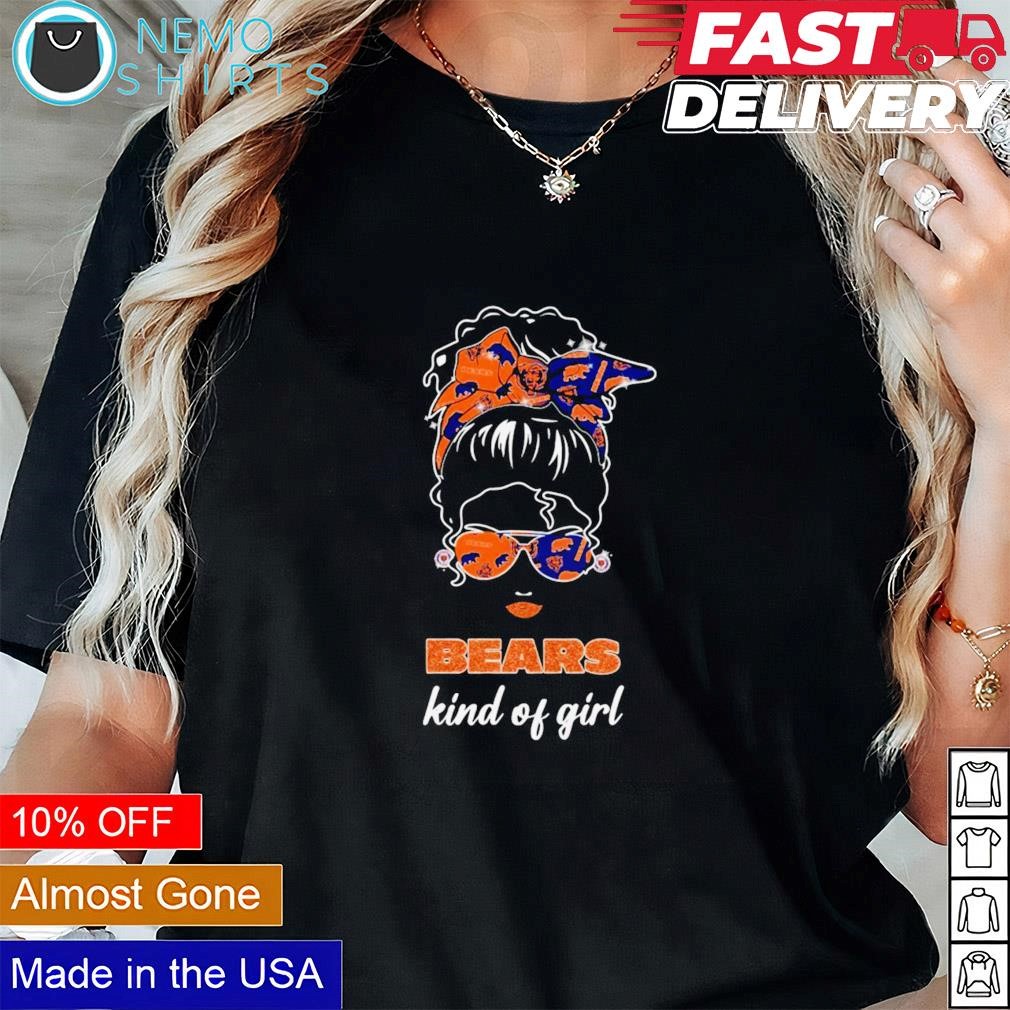 Girls chicago 2024 bears shirt