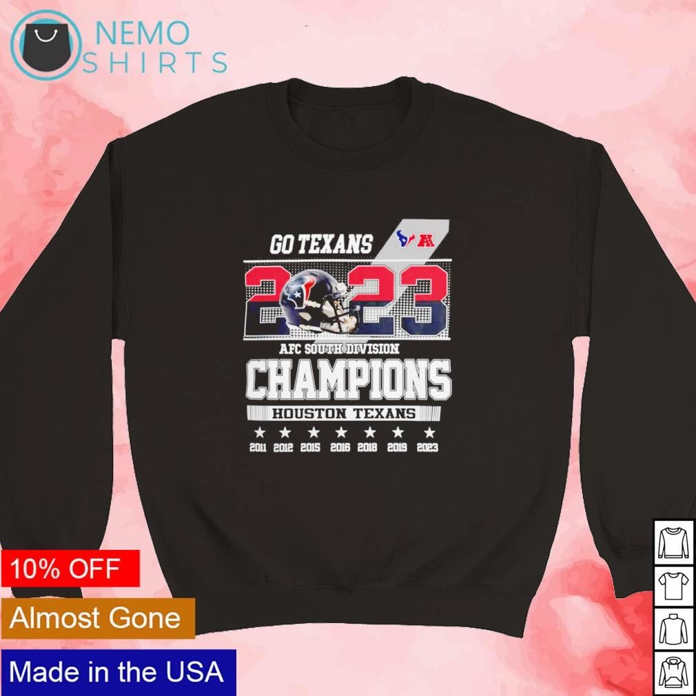 Texans afc south champs shirt clearance 2015