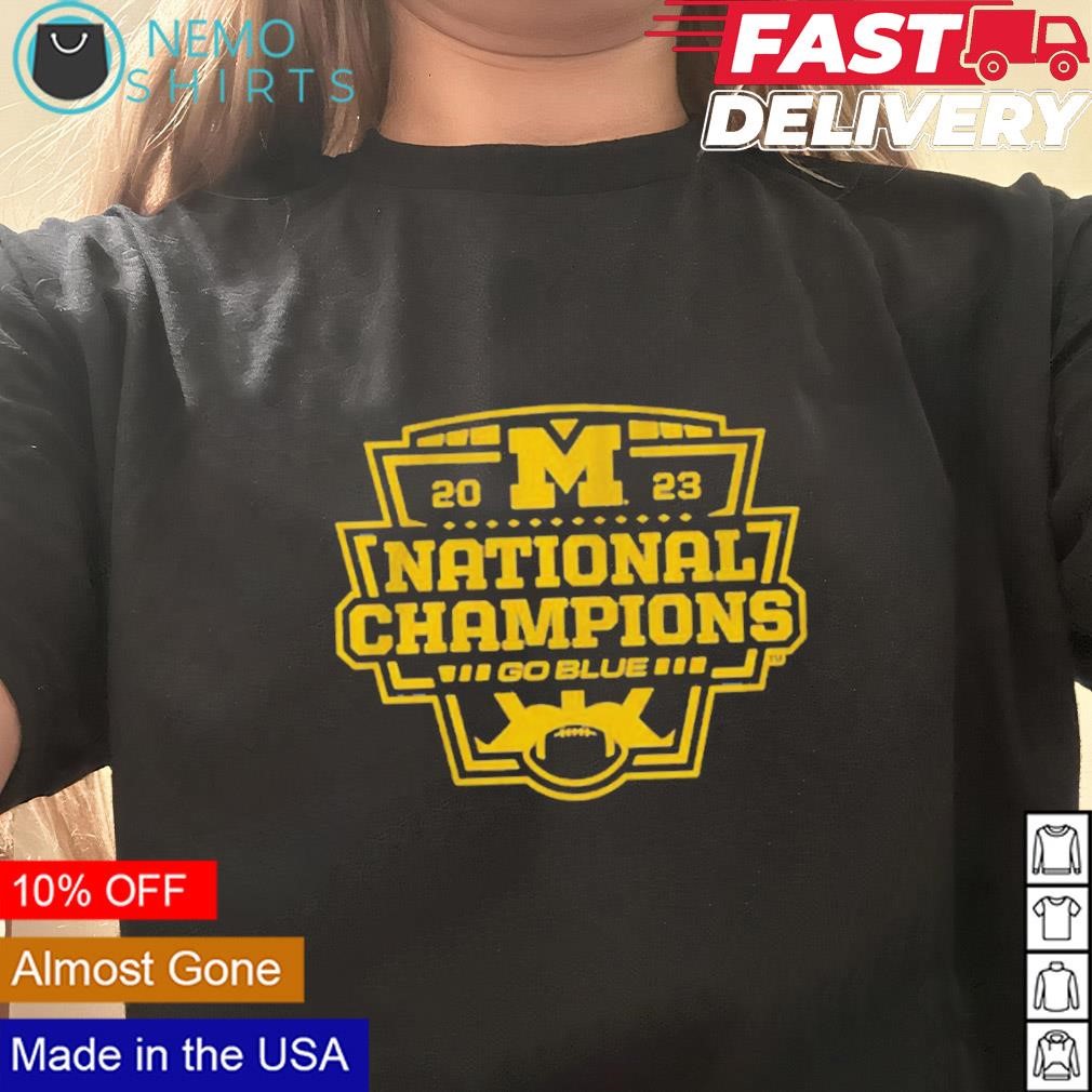 National champs go Blue 2023 logo shirt, hoodie, sweater and v-neck t-shirt