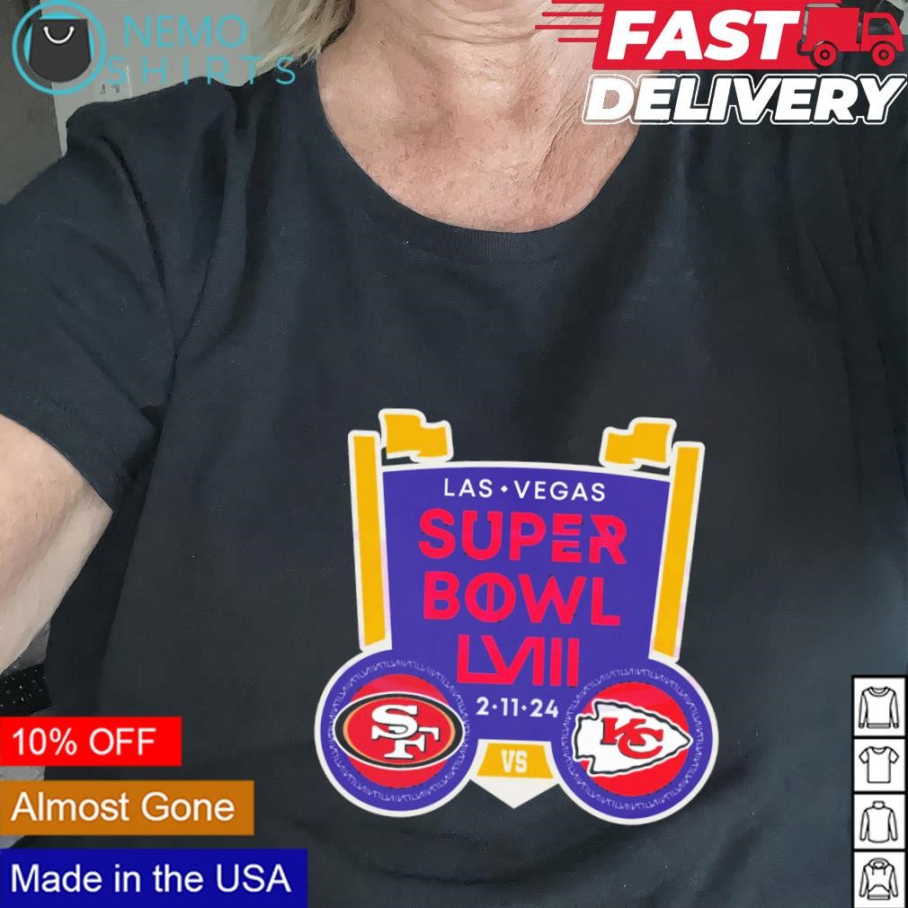 SF 49ers vs KC Chiefs Super Bowl LVIII Las Vegas shirt Black shirt.jpg