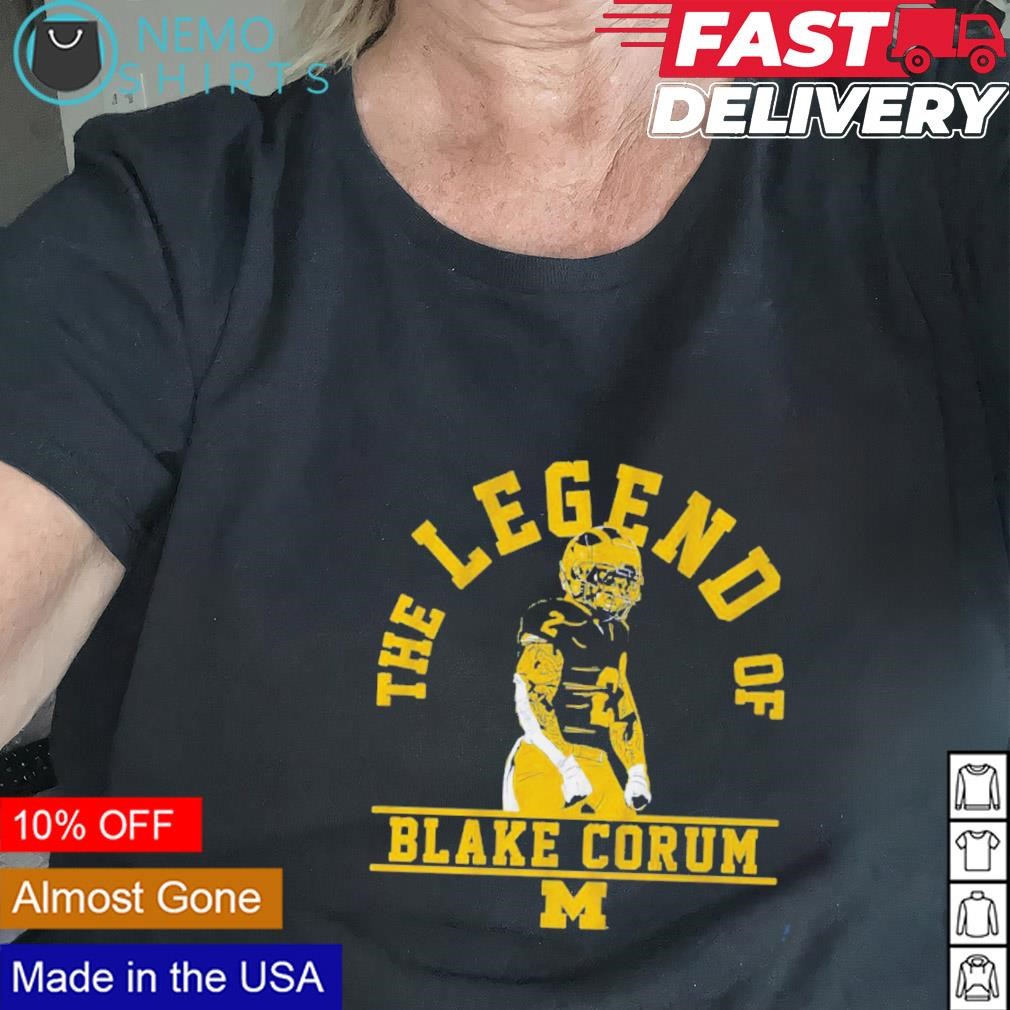 The Legend of Blake Corum Michigan Wolverines shirt hoodie