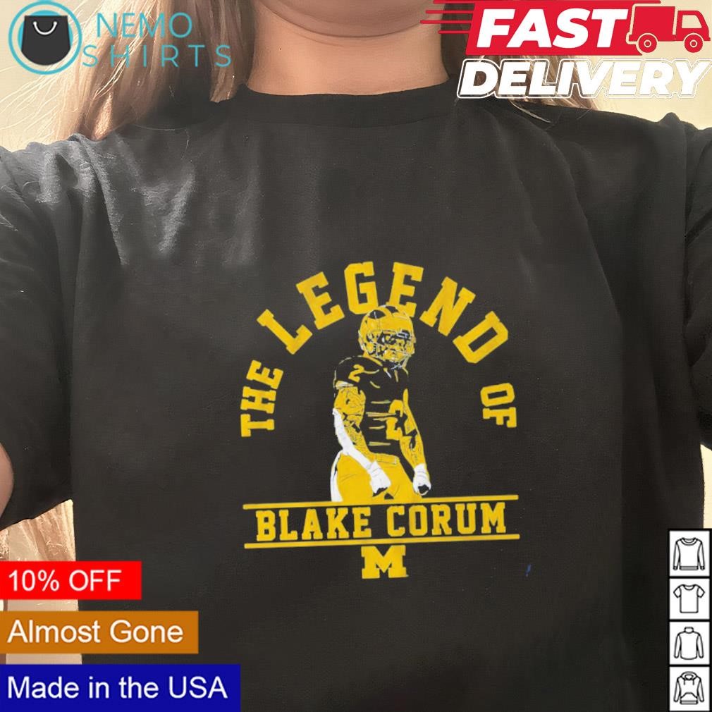 The Legend of Blake Corum Michigan Wolverines shirt hoodie