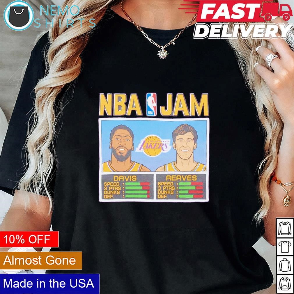 Nba jam shirt sales lakers