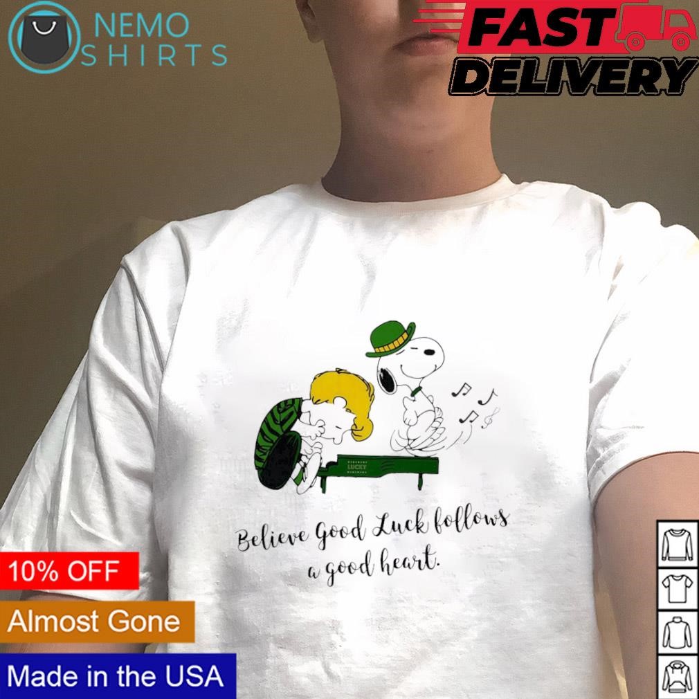 snoopy st patrick's day t shirt