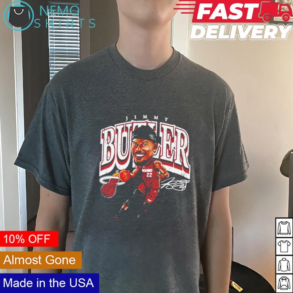 Jimmy Butler Miami Heat signature cartoon shirt Darkgreytee